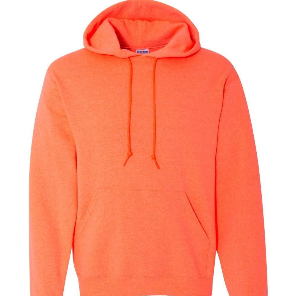 New Jerzees NuBlend Hoodie Coral Sz Large fits 42”-44” chest 996MR